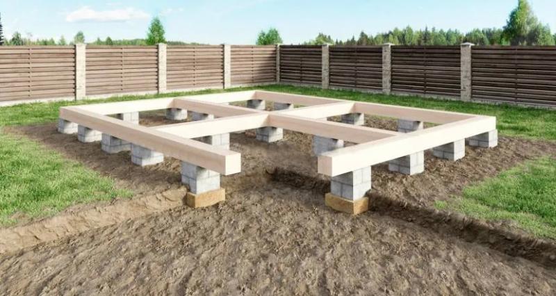 Фундамент для бани из пеноблоков – плюсы и минусы, правила выбора, глубина залегания, технология монтажа столбчатого и ленточного фундамента