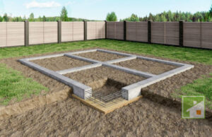 Фундаменты мелкого заложения: ленточный, плитный, столбчатый