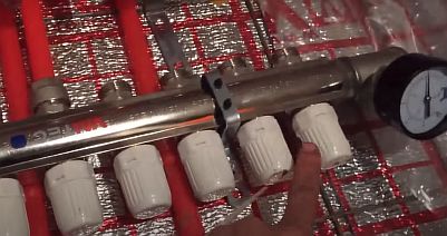 Инструкция как провести опрессовку труб теплого пола воздухом, водой