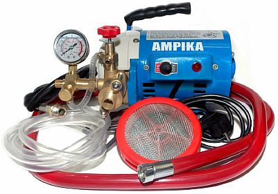 Инструкция как провести опрессовку труб теплого пола воздухом, водой