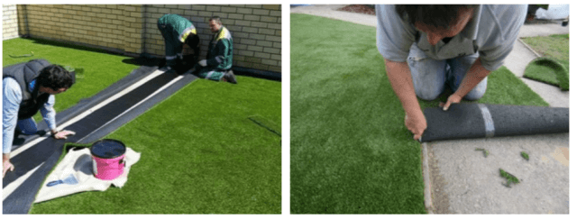 Как правильно уложить искусственный газон на различные основания