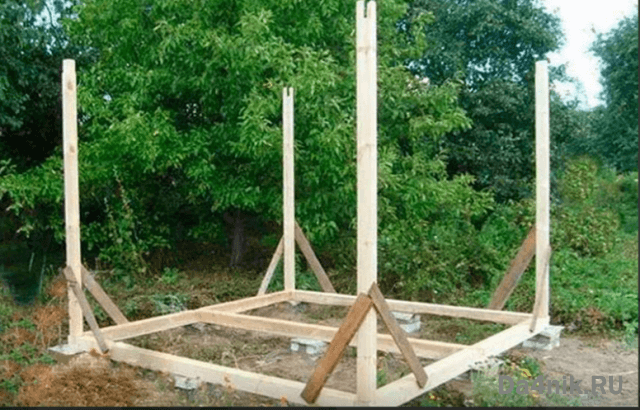 Как сделать садовую беседку своими руками