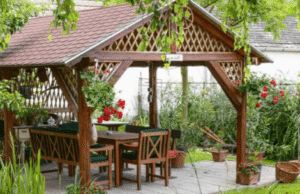 Как сделать садовую беседку своими руками