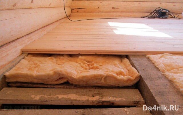 Как утеплить пол в деревянном доме - часть 1