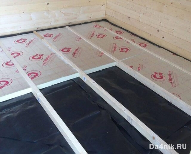 Как утеплить пол в деревянном доме - часть 1
