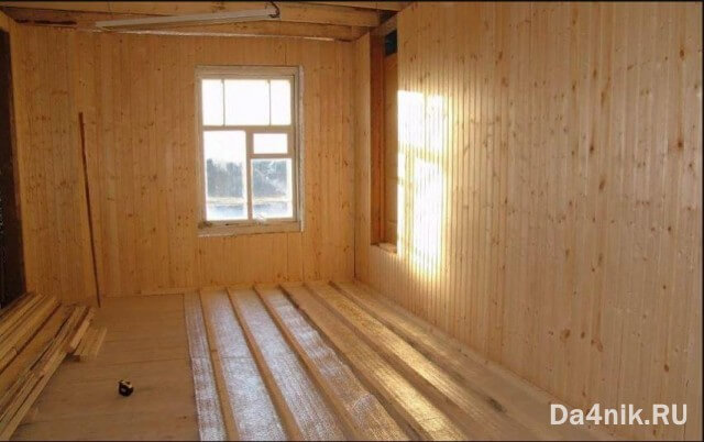 Как утеплить пол в деревянном доме - часть 1