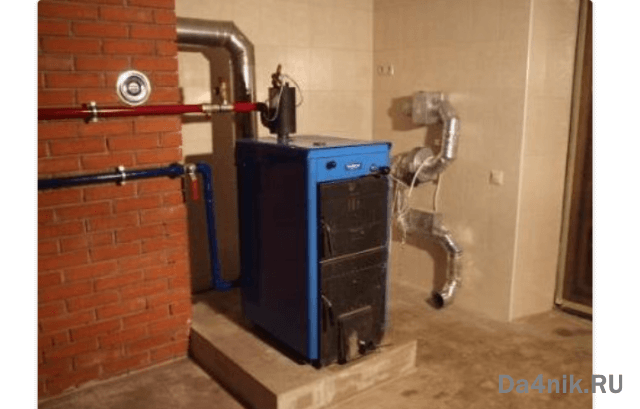 Монтаж твердотопливных котлов отопления