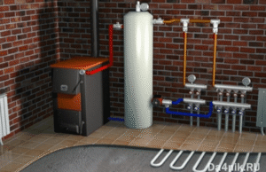 Монтаж твердотопливных котлов отопления