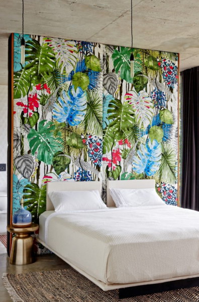 Обои под бетон (100 фото): очарование лофта в интерьере современной квартиры