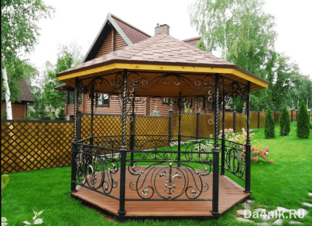 Обрешётка для беседки своими руками