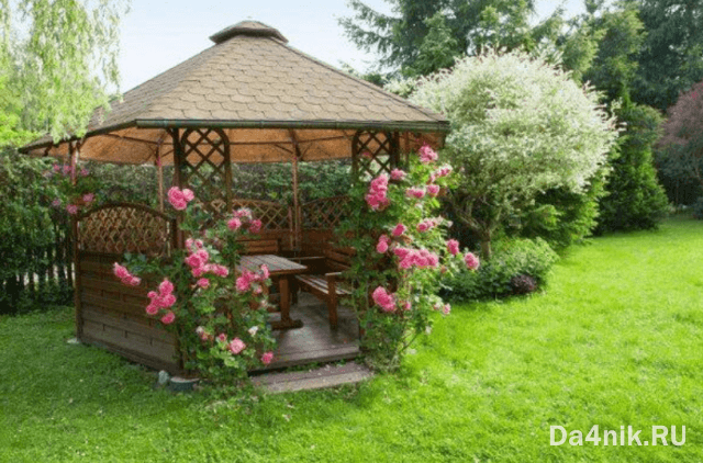 Обрешётка для беседки своими руками