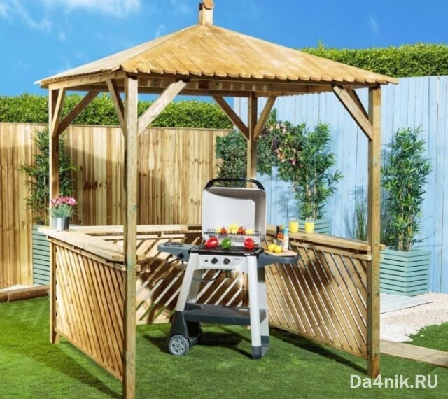 Обрешётка для беседки своими руками