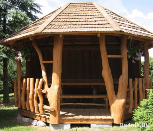 Садовая беседка эконом класса своими руками