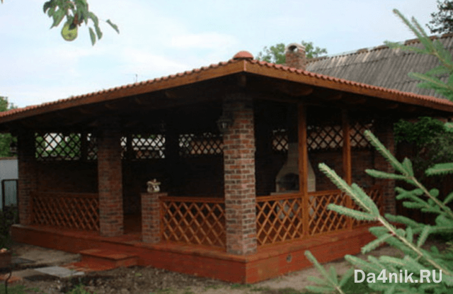 Садовая беседка эконом класса своими руками