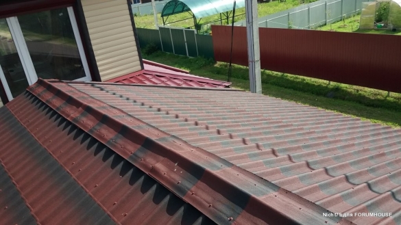 Строительство каркасного навеса на две машины в одиночку