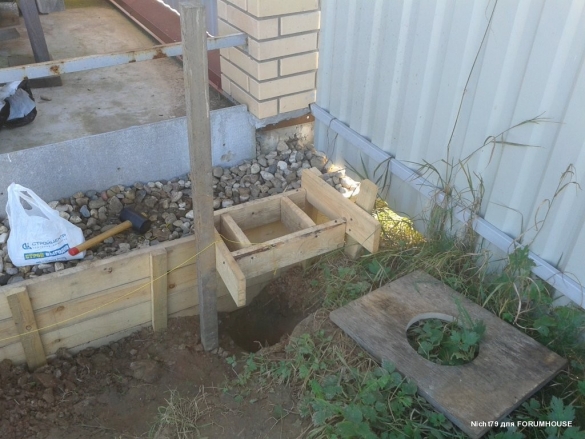 Строительство каркасного навеса на две машины в одиночку