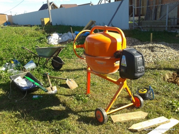 Строительство каркасного навеса на две машины в одиночку