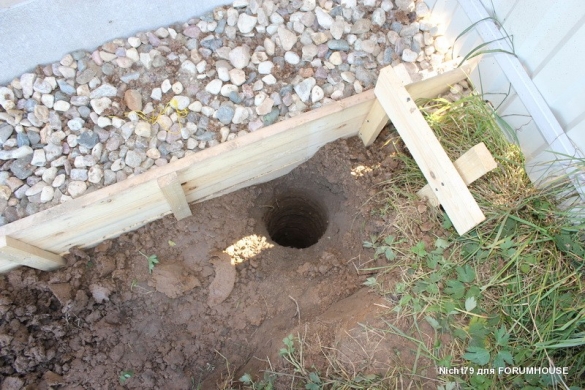 Строительство каркасного навеса на две машины в одиночку