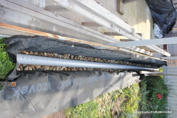 Строительство каркасного навеса на две машины в одиночку