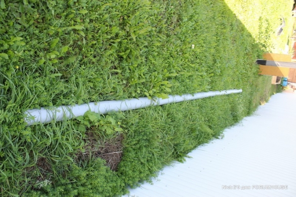 Строительство каркасного навеса на две машины в одиночку