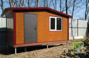 Свайный фундамент для бытовки