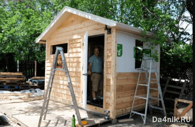 Установка бани на участке по всем строительным нормам