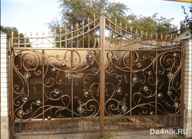 Узоры для кованых заборов и ворот