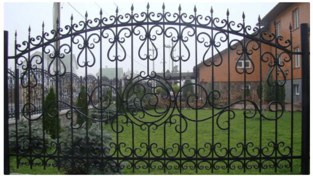 Узоры для кованых заборов и ворот
