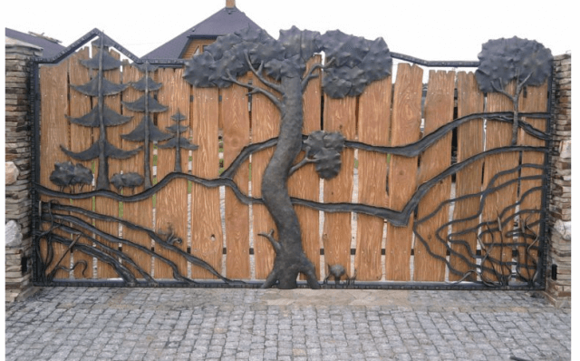 Узоры для кованых заборов и ворот