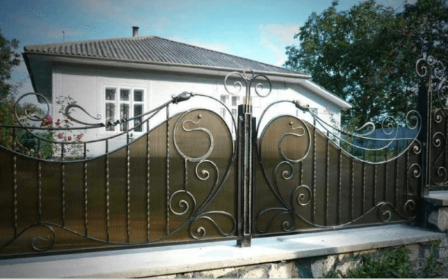 Узоры для кованых заборов и ворот