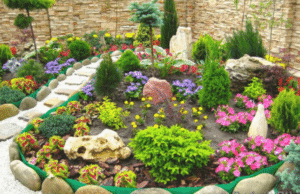 Варианты декоративных заборчиков для клумб своими руками