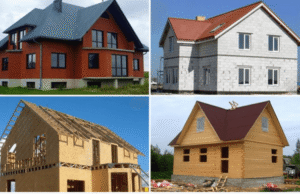 Виды и описания строительных материалов для стен дома