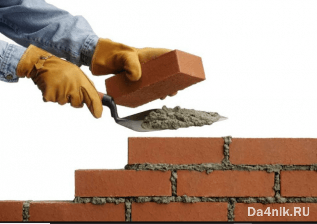 Возведение кирпичной стены