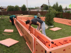 Применение теплоизоляционных плит ПЕНОПЛЭКС® при монтаже несъемной опалубки