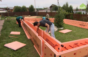 Применение теплоизоляционных плит ПЕНОПЛЭКС® при монтаже несъемной опалубки